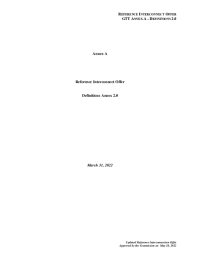 GTT RIO Annex A (Definitions) March 2022